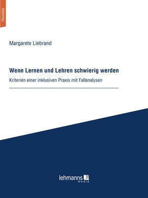 cover image of Wenn Lernen und Lehren schwierig werden